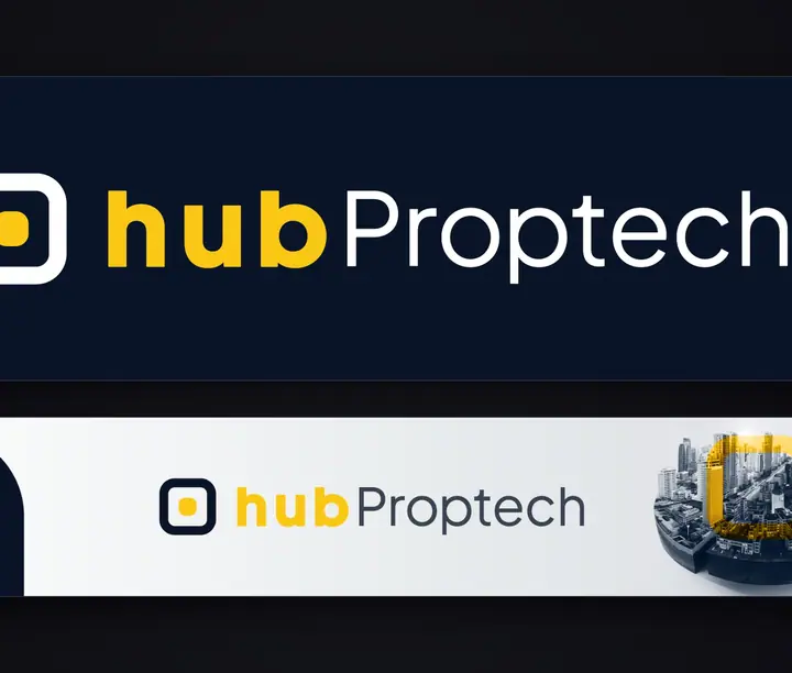Logotipo e identidad de Hub Proptech: proyecto de branding e identidad de marca de DataLab
