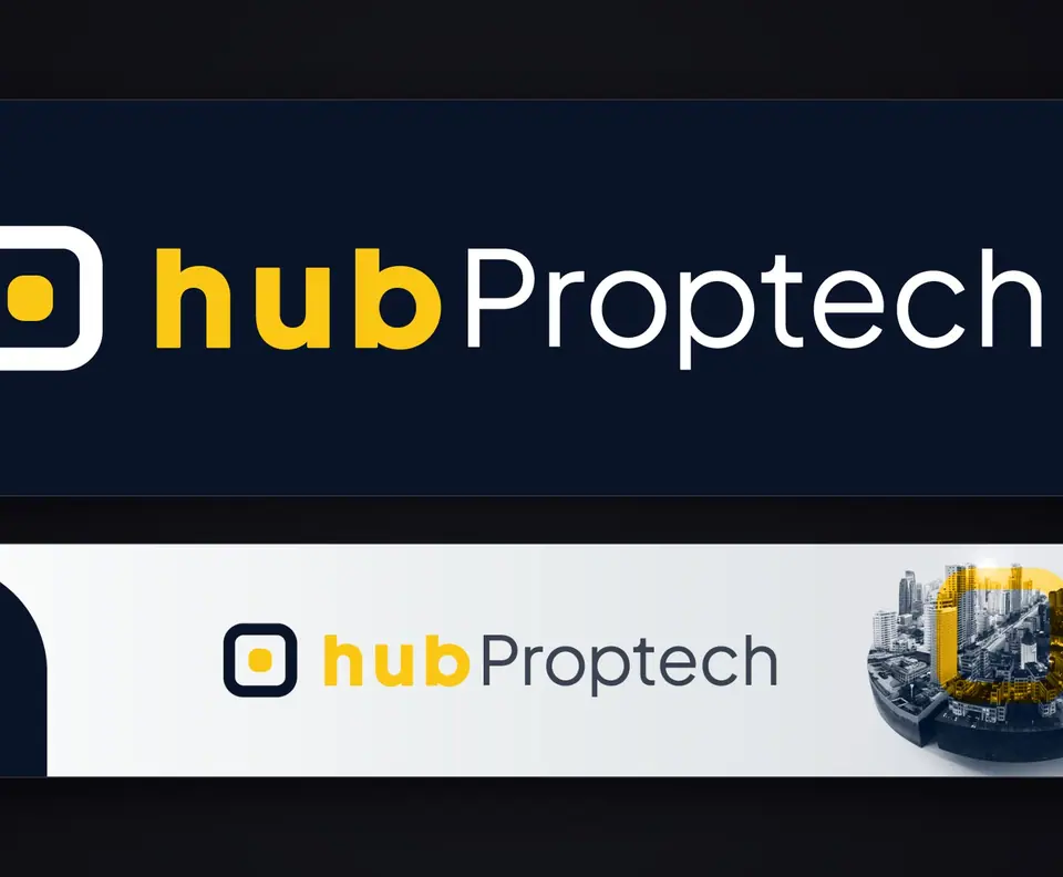 Logotipo e identidad de Hub Proptech: proyecto de branding e identidad de marca de DataLab