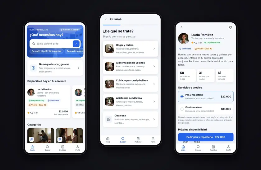 Propuesta de web app de servicios entre vecinos