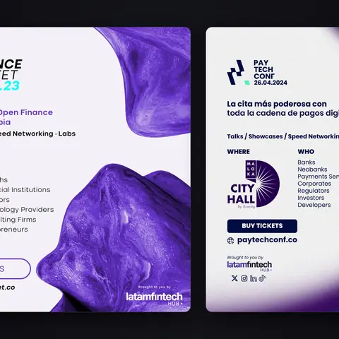 Open Finance Market y Paytech Conf: piezas de evento