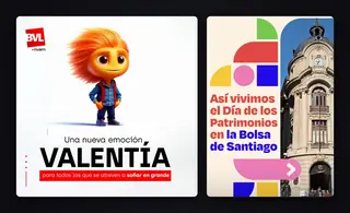 BVL y Bolsa de Santiago: contenido para redes