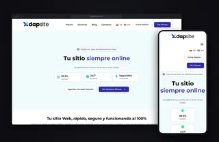 Sitio web de DapSite