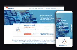 Sitio web de MapCargo