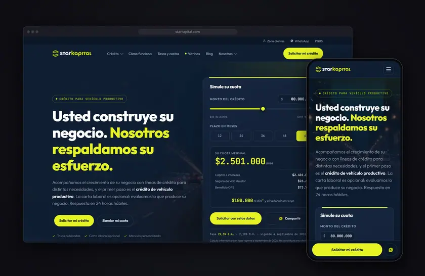 Sitio web de Starkapital